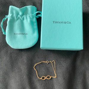 Authentic Tiffany Infinity bracelet in Rose Gold